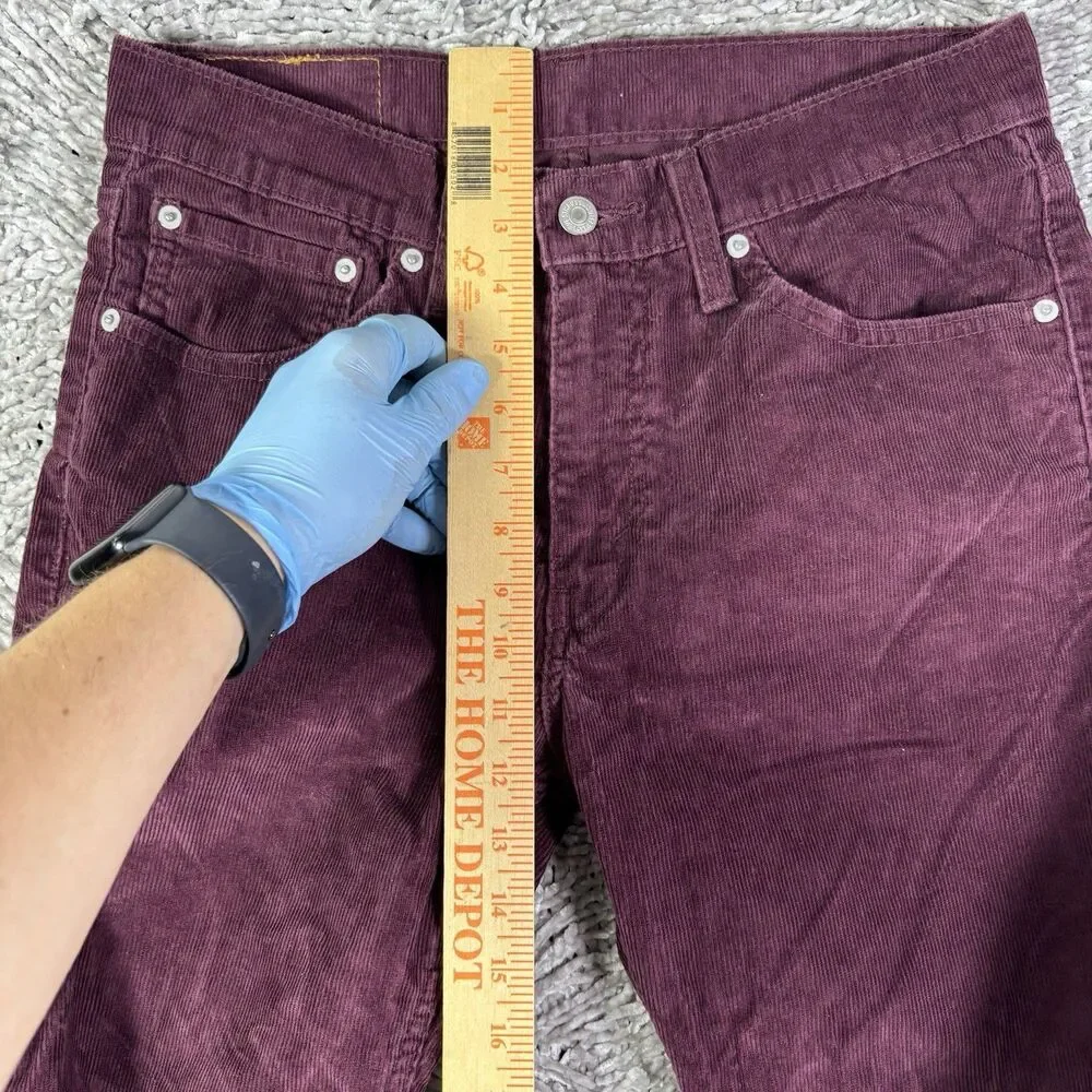 Levi 511 Corduroy Pants Lot Of 2 Mens 31x30 Preppy Stretch Designer Business